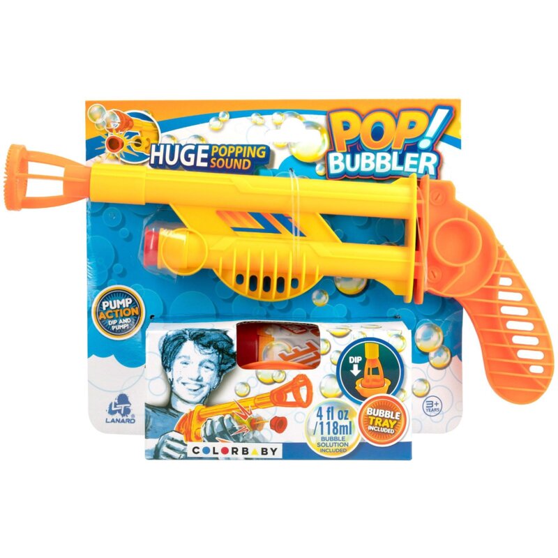 Zabawka Color Baby Pistolet do baniek mydlanych pop bubbler 47002