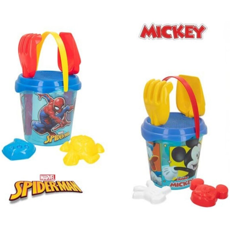 Zestaw do piasku COLOR BABY Mickey i Spider-Man 77484
