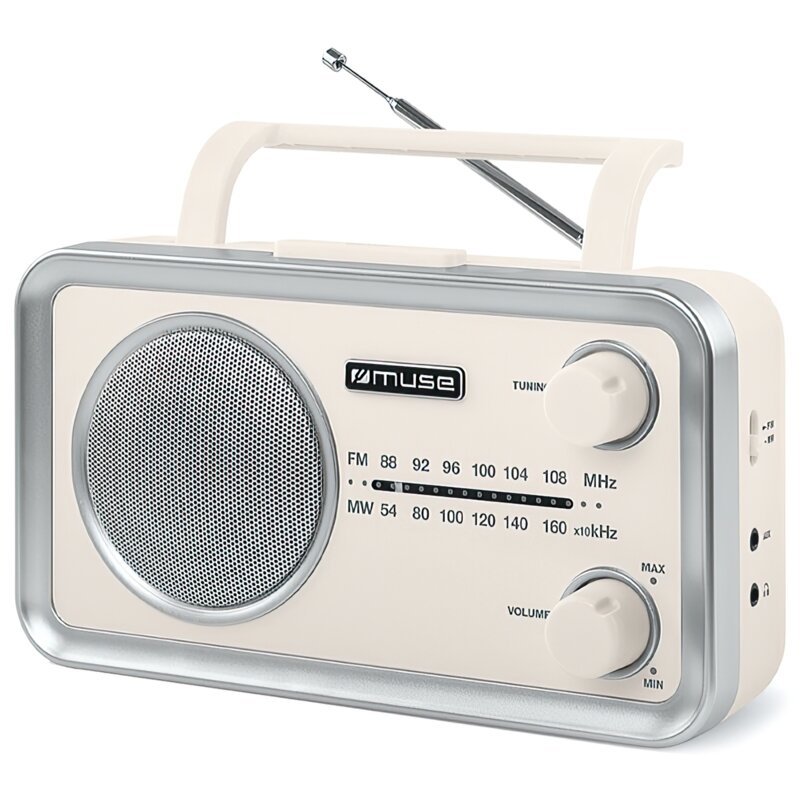 Muse MF-060 SC Radio FM Beżowy