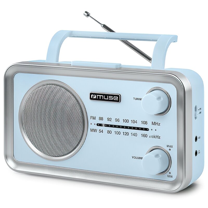 Muse MF-060 VB Radio FM Niebieski