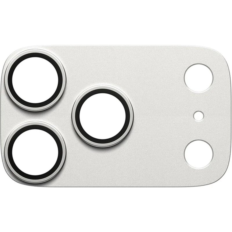 Nakładka na obiektyw PANZERGLASS Fender Camera Protector do Apple iPhone 17 Pro Srebrny