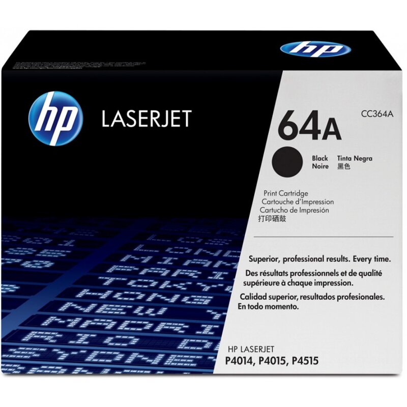 HP 64A oryginalny wkład z czarnym tonerem LaserJet