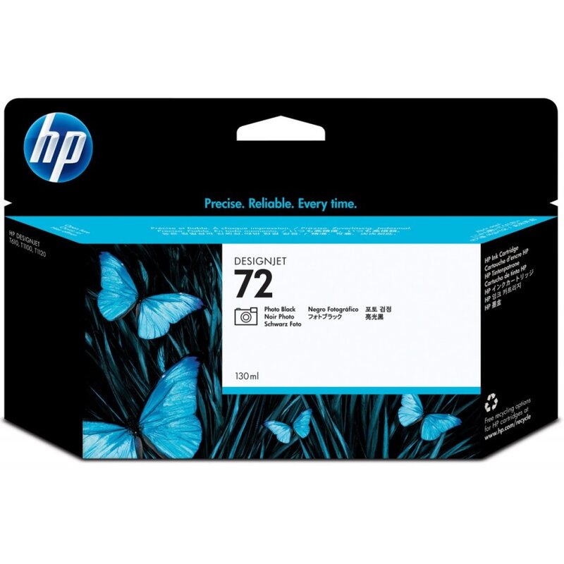 Tusz HP 72 Czarny 130 ml C9370A