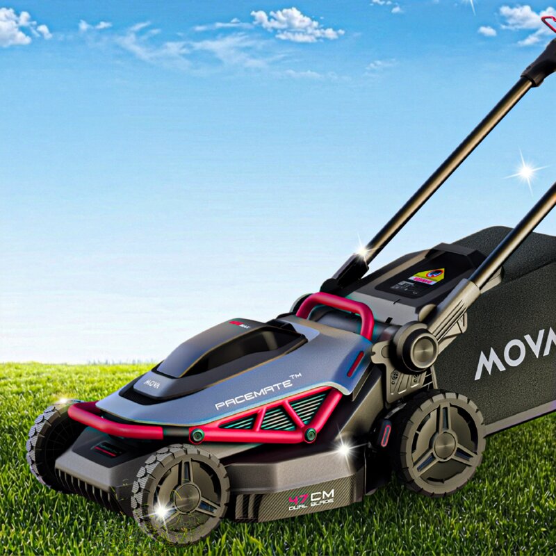 Kosiarka akumulatorowa MOVA GL620 z napędem, 47 cm, rozdrabnianie, 5 Ah, 60 V,  silnik bezszczotkowy, kosz 62L, 1 akumulator 5 Ah