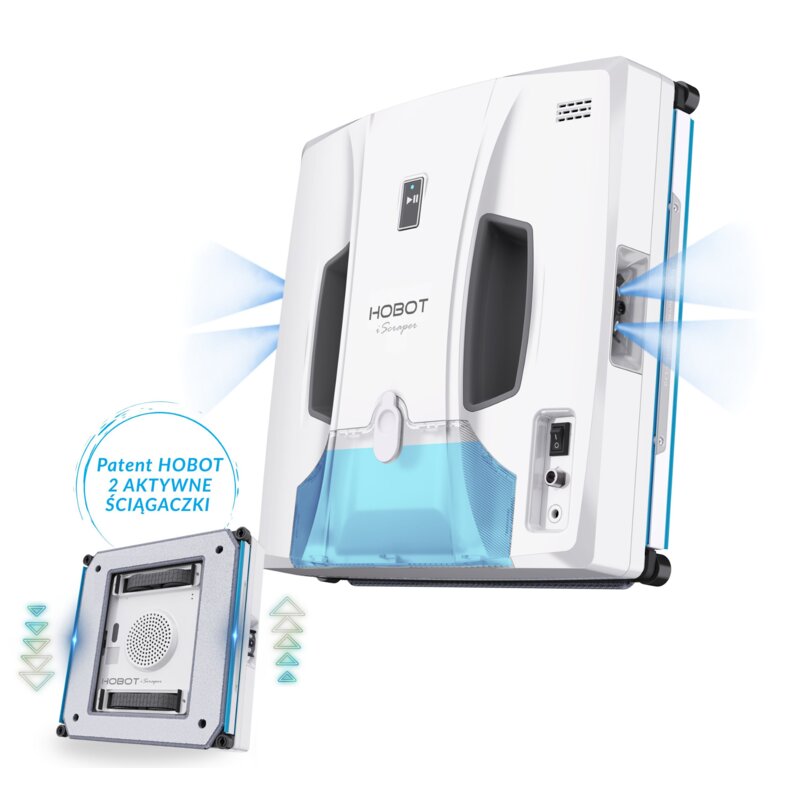 Hobot SP 10 iScraper Zasilanie awaryjne 6000Pa