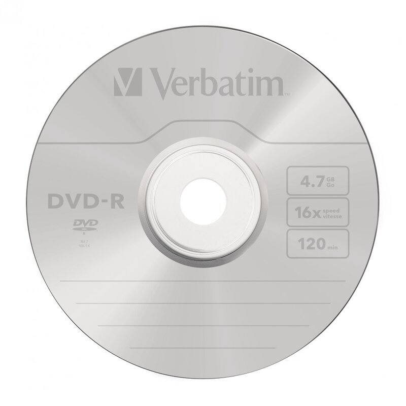Płyta VERBATIM Jewel Case DVD-R, 4.7 GB, 16x (5 szt.)