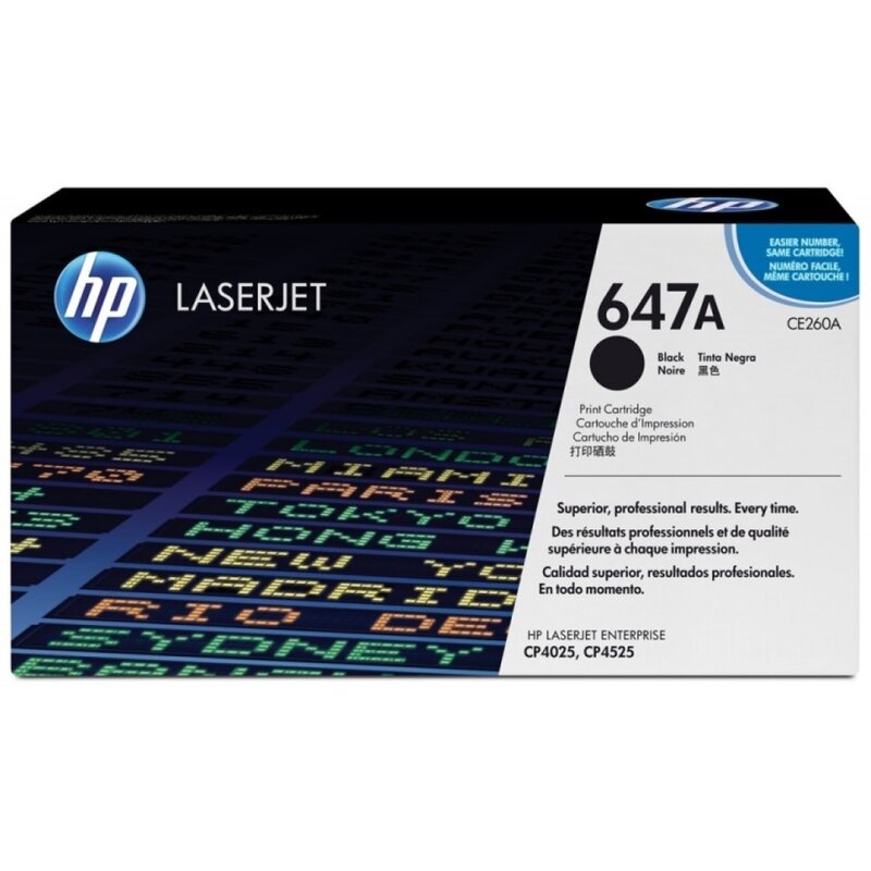 HP 647A oryginalny wkład z czarnym tonerem LaserJet