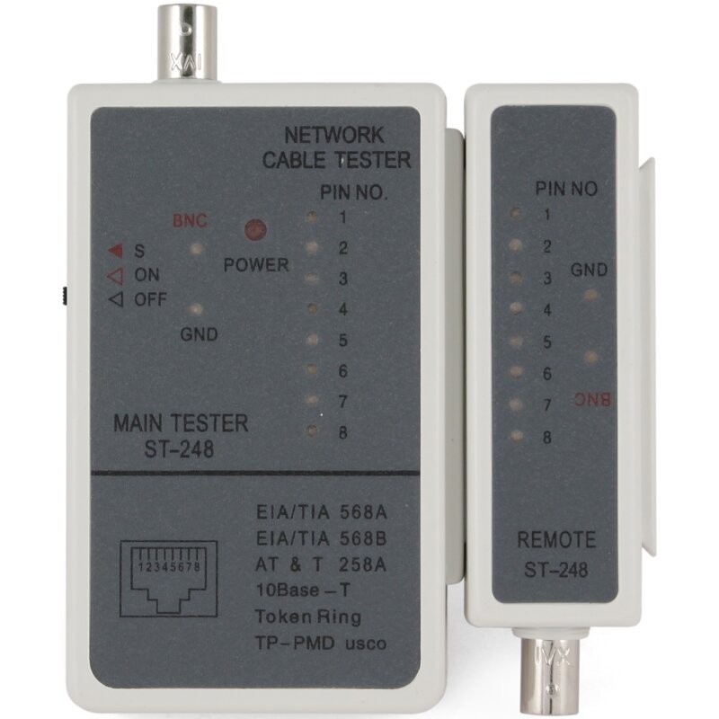 Gembird Tester diodowy kabli RJ45, RG-58