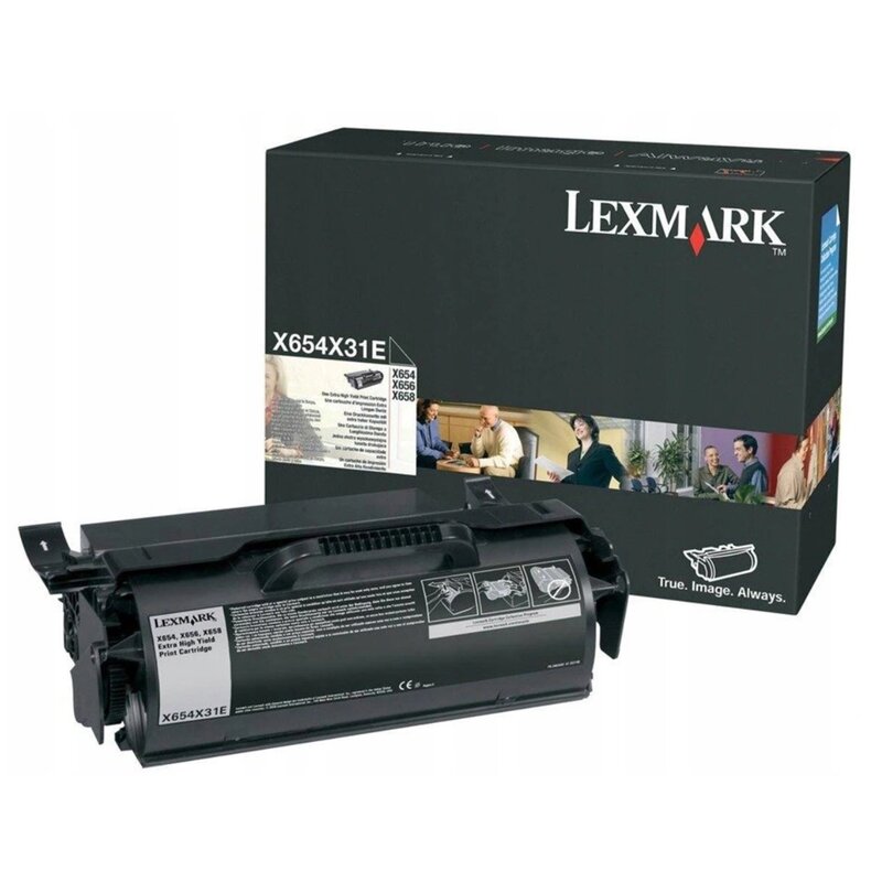 Toner LEXMARK T654X31E Czarny