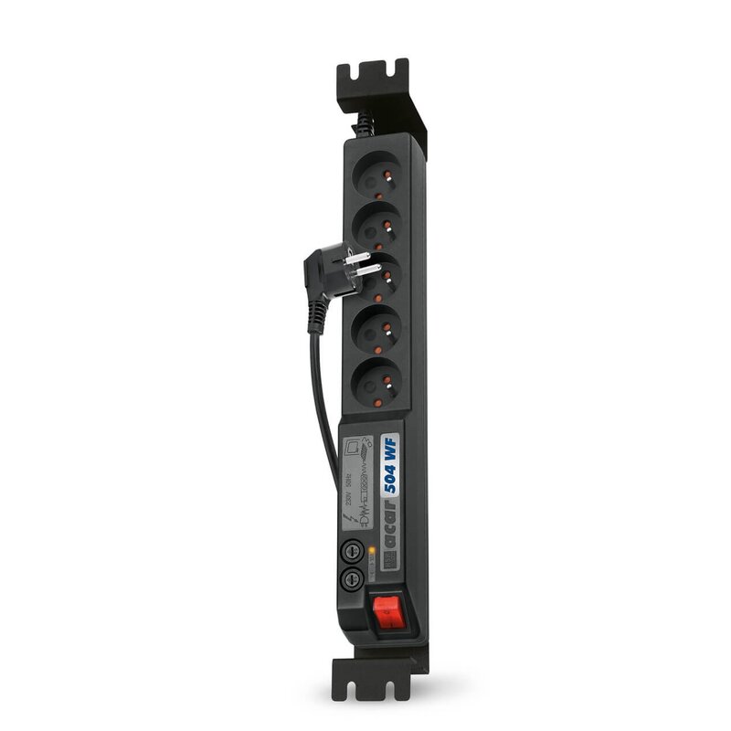 Acar 504 WF RACK 5 gniazd 3m Czarny