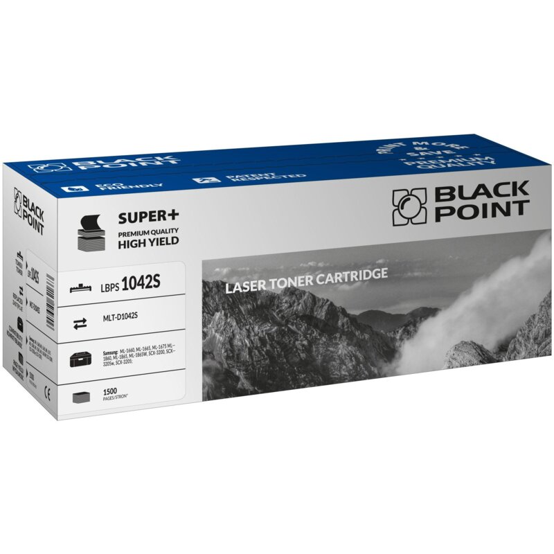 Toner BLACK POINT LBPS1042 Czarny Zamiennik Samsung MLT-D1042S