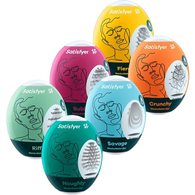 Zestaw masturbatorów SATISFYER Masturbator Egg 6 szt.