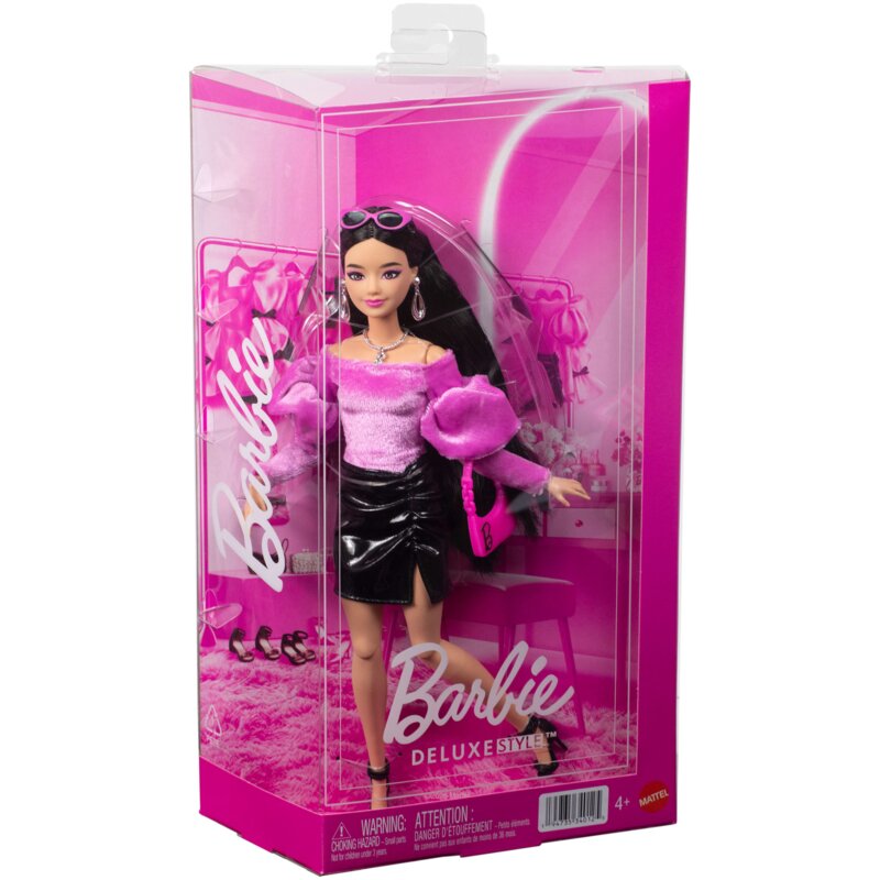 Lalka Barbie Deluxe Style Róż Czerń JJN76