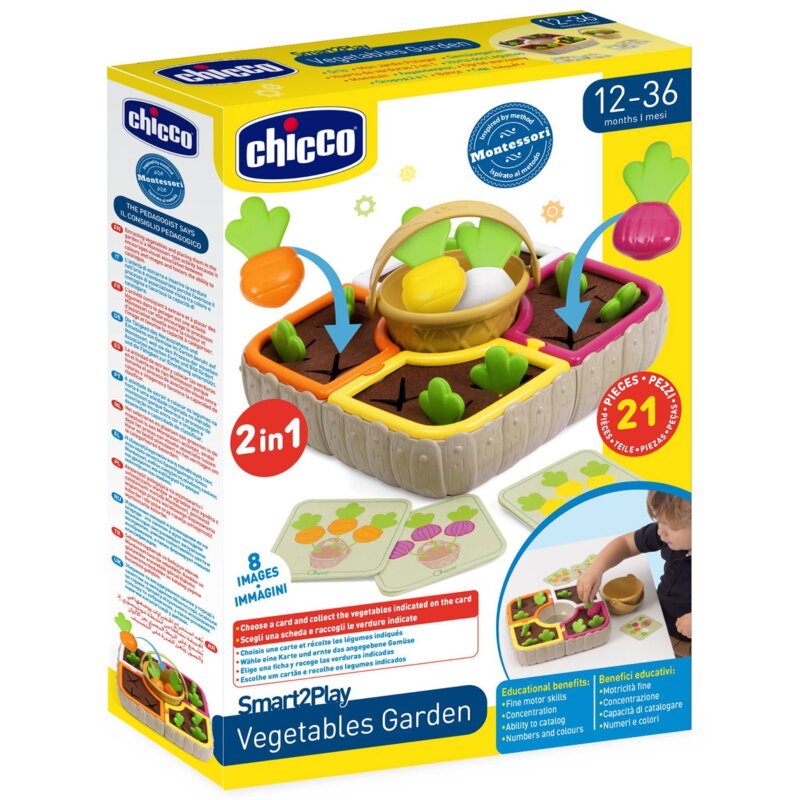 Zabawka edukacyjna CHICCO Warzywny ogród 2w1 00012554000000