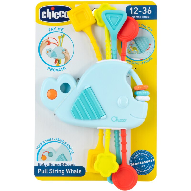Zabawka edukacyjna CHICCO Sensoryczny Wieloryb