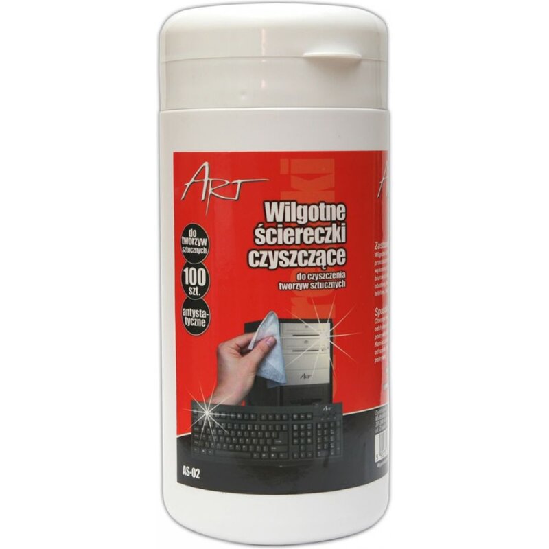 Ściereczki czyszczące ART AS-02 100 szt.
