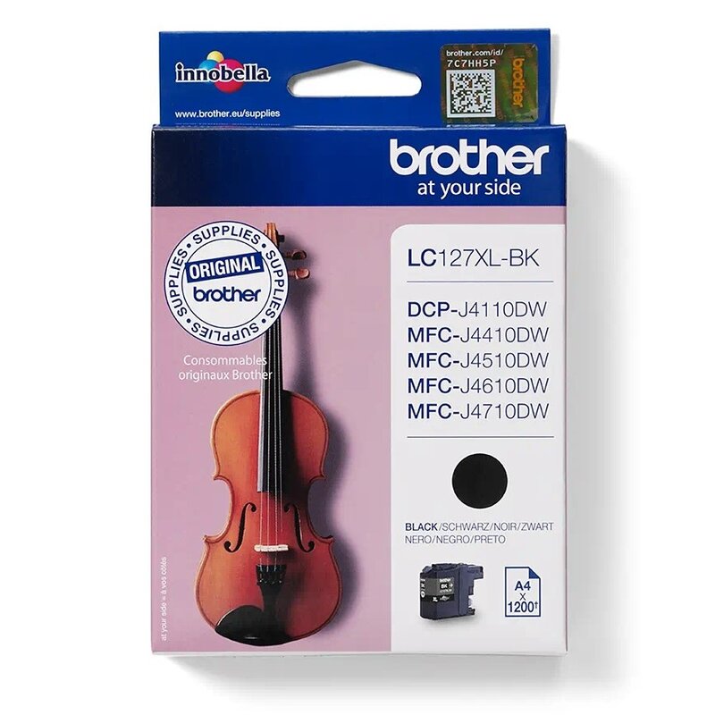 Brother LC127XLBK black 1200str.