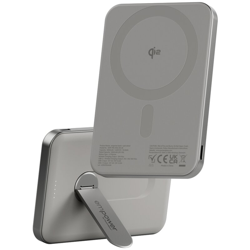 PanzerGlass empower Bank Spin Stand 5000mAh Titanium