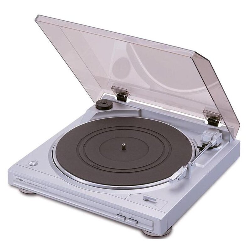 Denon DP-29F Automatyczny Napęd paskowy Przedwzmacniacz Srebrny