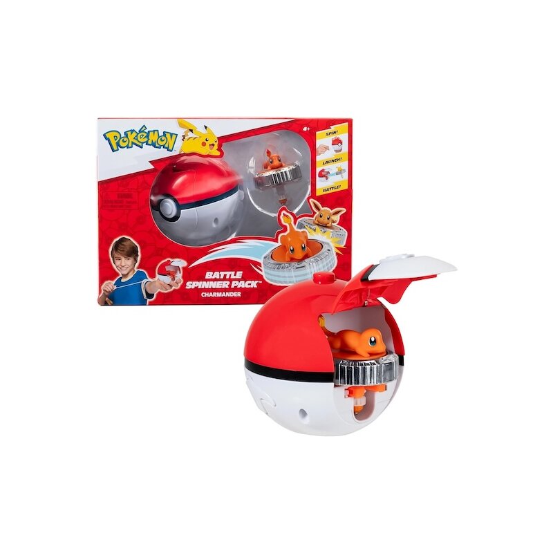 Фото - Фігурки / трансформери Jazwares Zestaw POKEMON Battle Spinner Dysk Wyrzutnia Charmander 