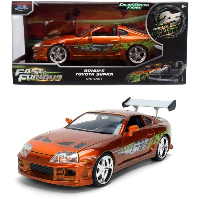Samochód JADA TOYS Szybcy i wściekli Toyota Supra 1995 Edycja Jubileuszowa 9337703314R20