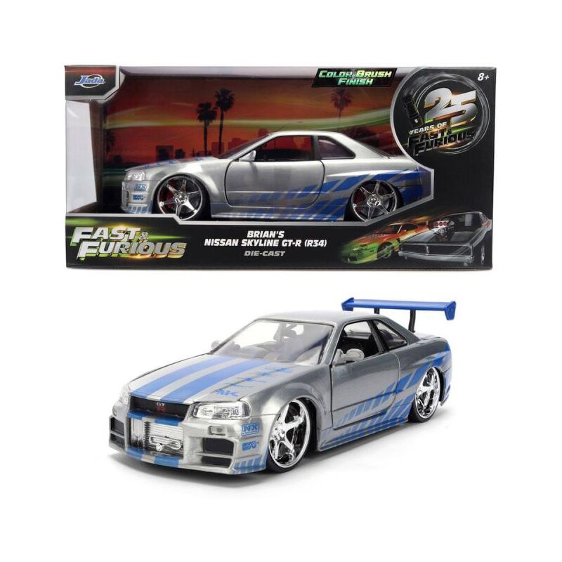 Samochód JADA TOYS Szybcy i wściekli Nissan Skyline GT-R 2002 Edycja Jubileuszowa 9336818314R00