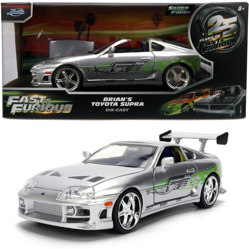 Samochód JADA TOYS Szybcy i wściekli Toyota Supra 1995 Edycja Jubileuszowa 9336805314R00