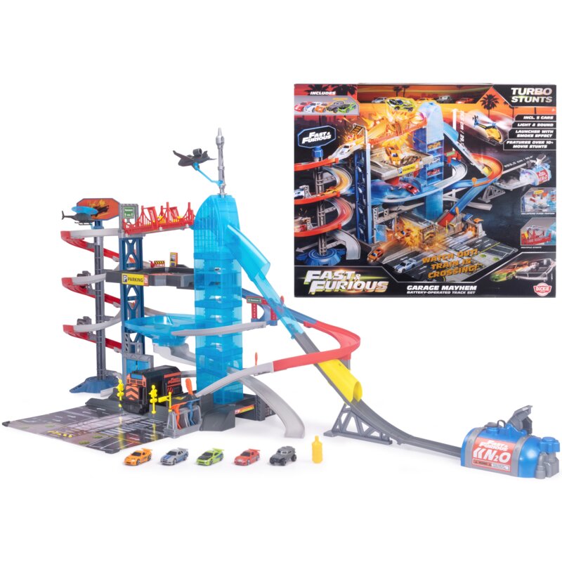 Garaż samochodowy DICKIE TOYS Szybcy i wściekli Mayhem 203209001