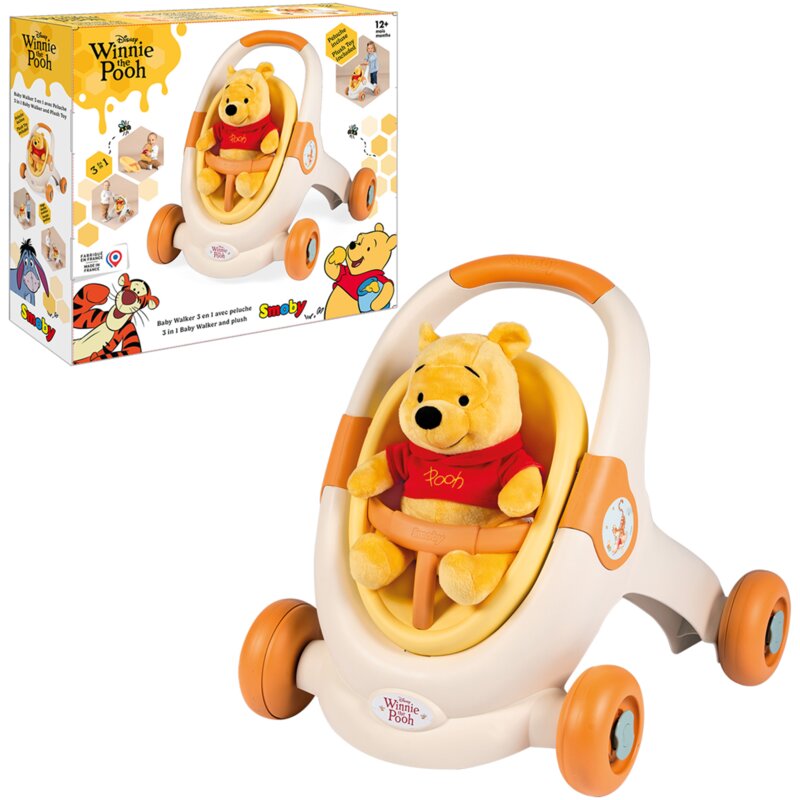 Pchacz dla dziecka SMOBY Kubuś Puchatek 3w1 7600140700