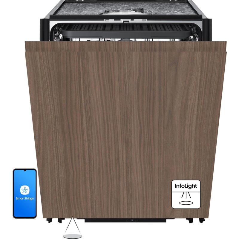 Zmywarka SAMSUNG DW80H73QBI0U1 Linia AI Wash WaterJetClean Auto Release Zawiasy ślizgowe