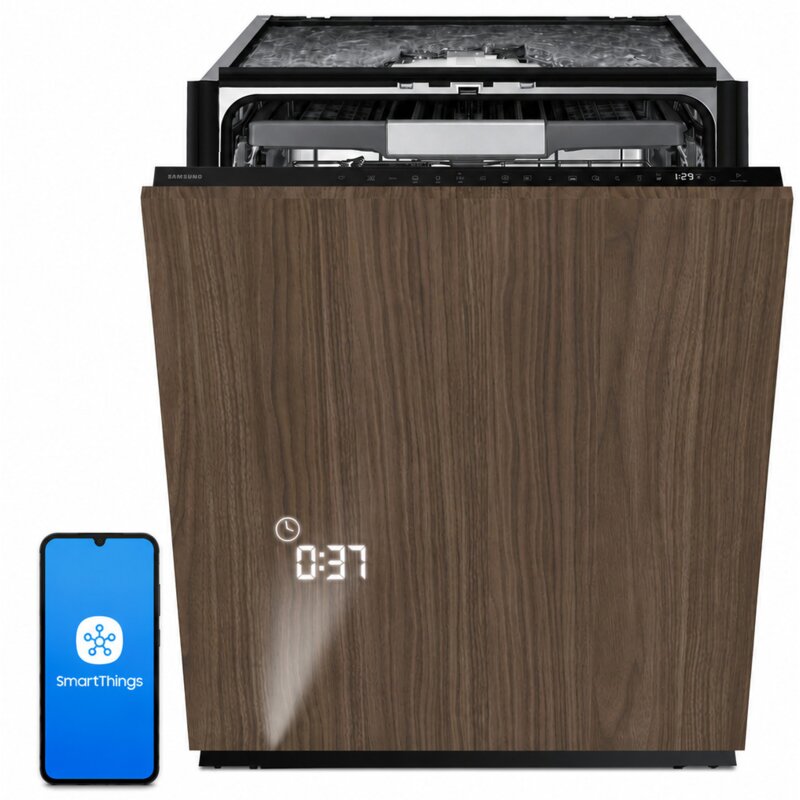 Samsung DW80H77H3B0U1 59,5cm Funkcje AI Automatyczne otwieranie drzwi Szuflada na sztućce Zdalne sterowanie