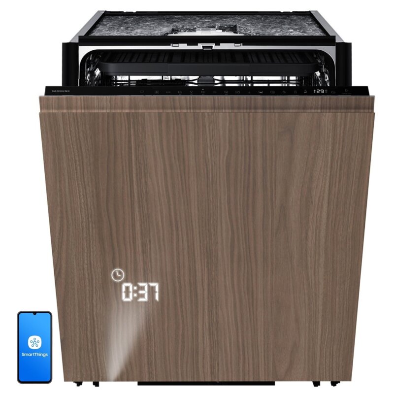 Samsung DW80H73VBB0U1 59,5cm Funkcje AI Automatyczne otwieranie drzwi Szuflada na sztućce Zdalne sterowanie
