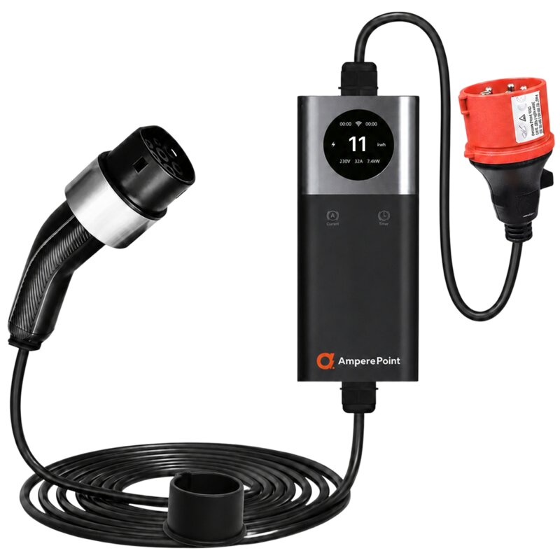 Ładowarka do samochodu elektrycznego AMPERE POINT Q11 16A Typ 2 11kW