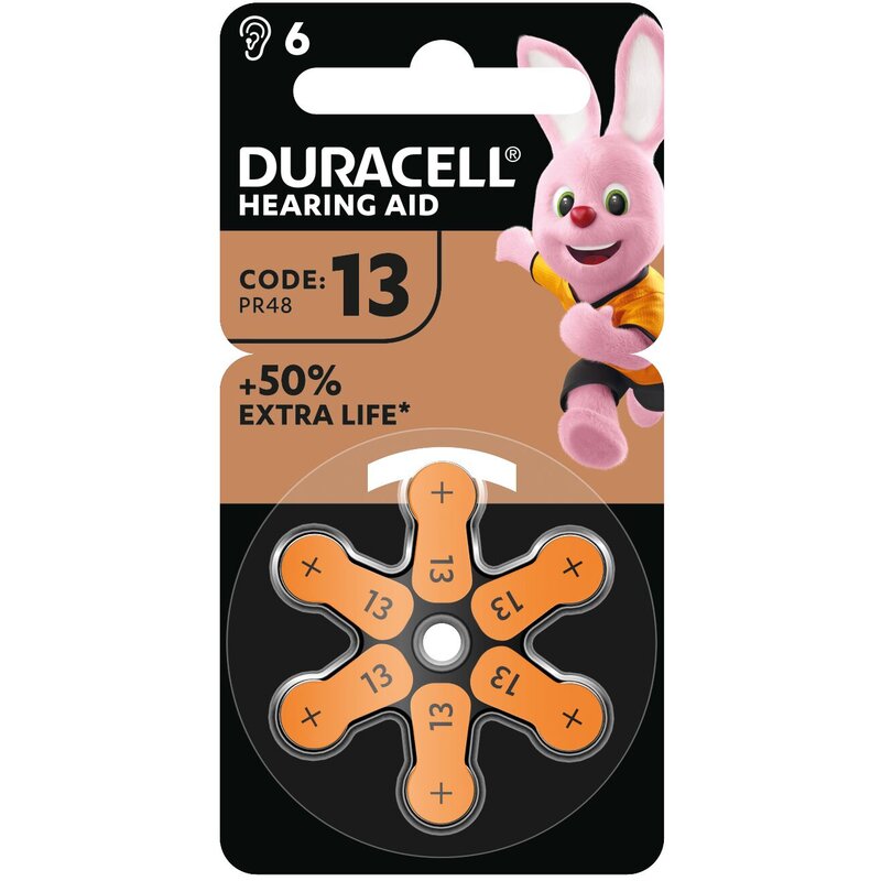 Baterie 13 DURACELL (6 szt.)