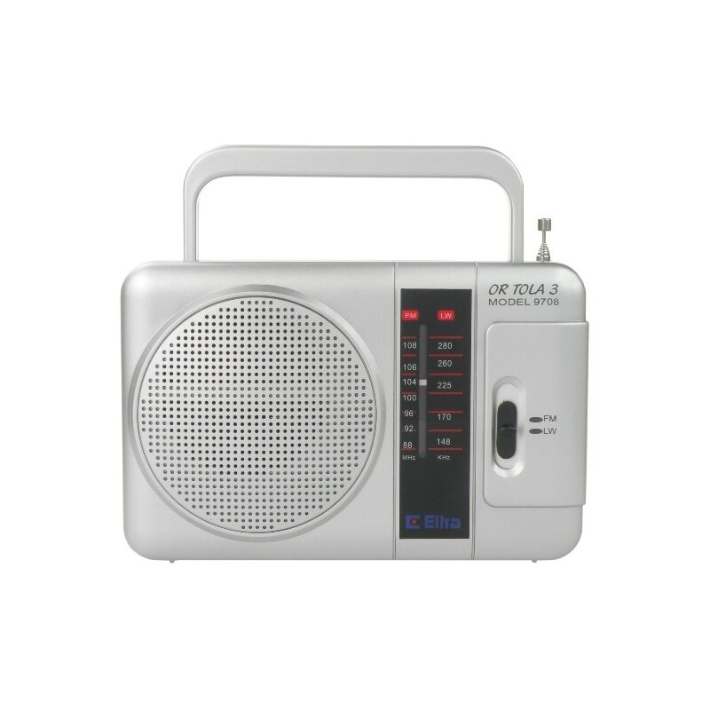 Radio ELTRA Tola 3 Analogowe Przenośne Srebrny