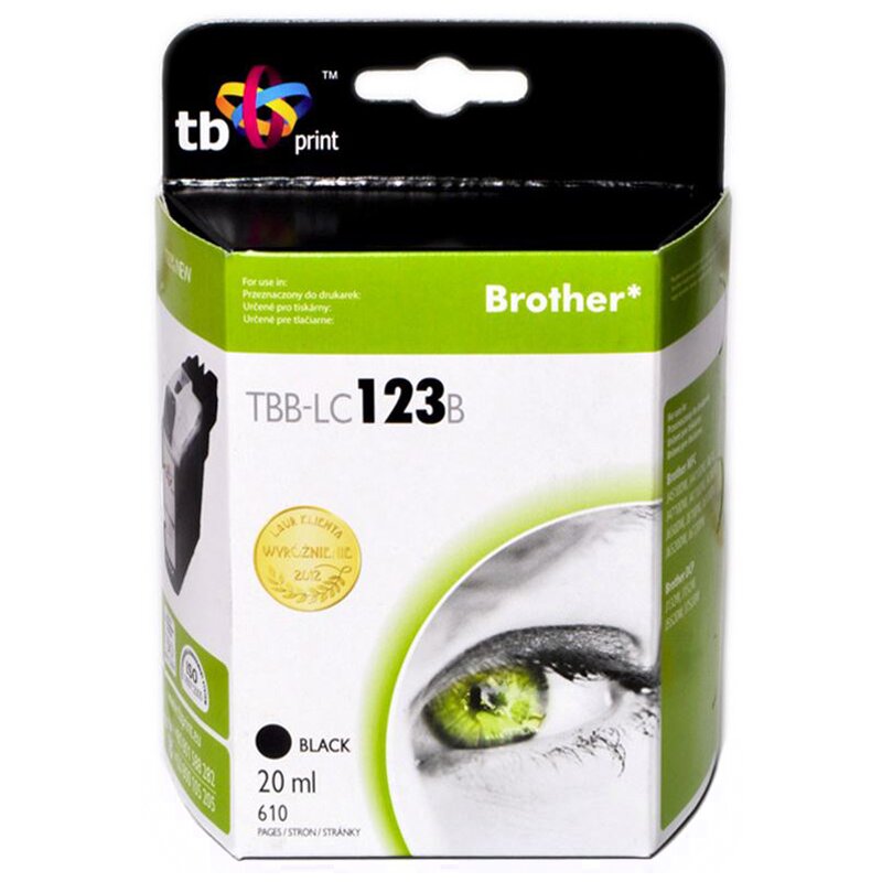 TB Print Tusz do Brother LC123 TBB-LC123B BK