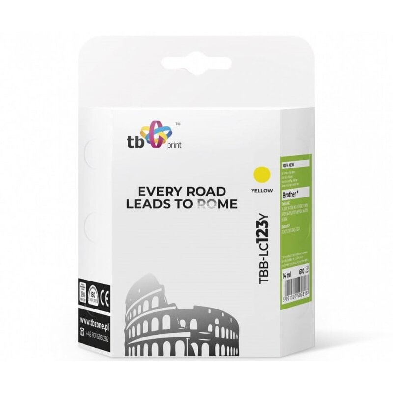 TB Print Tusz do Brother LC123 TBB-LC123Y YE