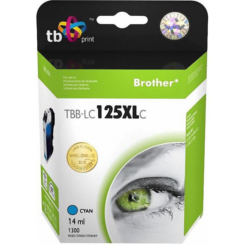 TB Print Tusz do Brother LC125XL TBB-LC125XLC CY