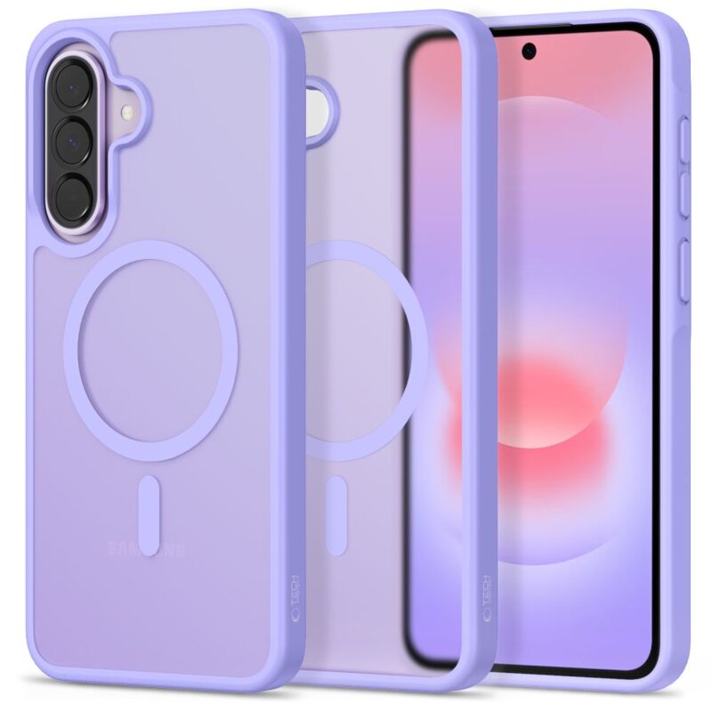 Etui TECH-PROTECT Magmat MagSafe do Samsung Galaxy A57 5G Fioletowy