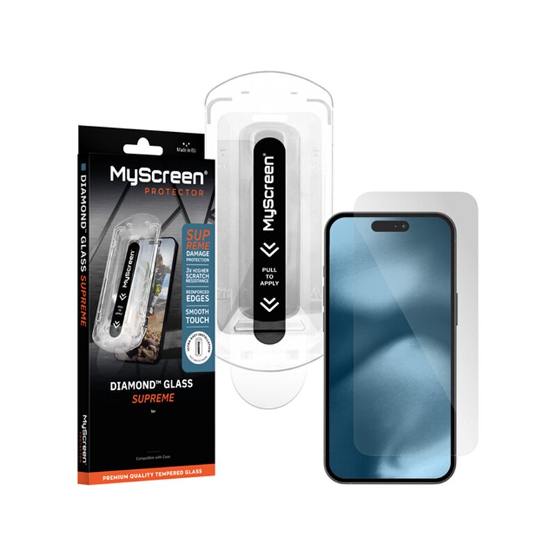 Szkło hartowane MYSCREEN Diamond Glass Supreme do Apple iPhone 17 Pro