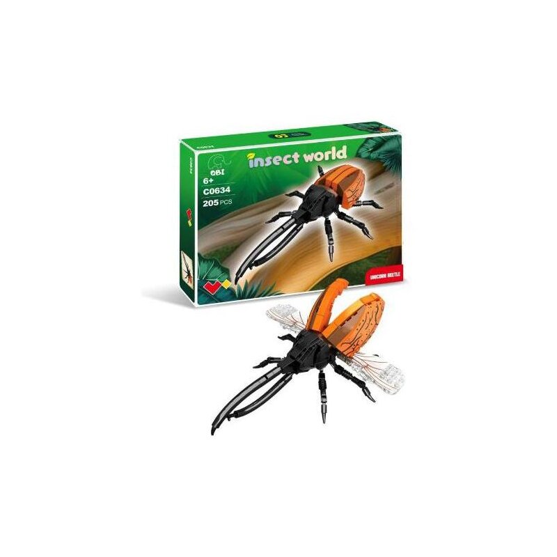 Klocki plastikowe QBI Insect world Chrząszcz C0634