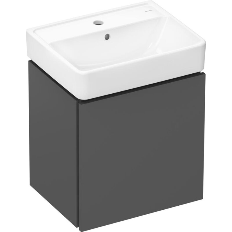 Umywalka HANSGROHE Xilesa E 54395760 Szary łupek matowy + szafka Xanuia Q
