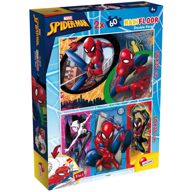 Puzzle LISCIANI Disney Marvel Spider-man Df Maxifloor 304-109630 (120 elementów)