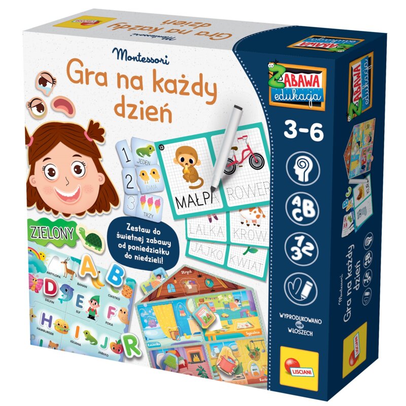Gra edukacyjna LISCIANI Gra na każdy dzień 304-PL111619