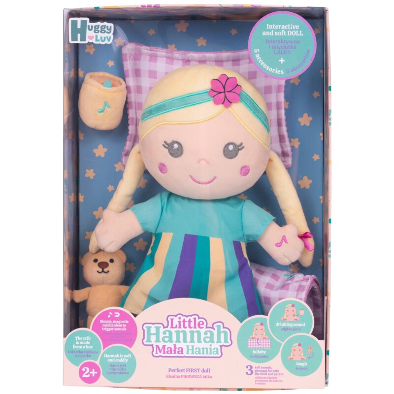 Lalka HUGGY LUV Interaktywna Hania DKO0803