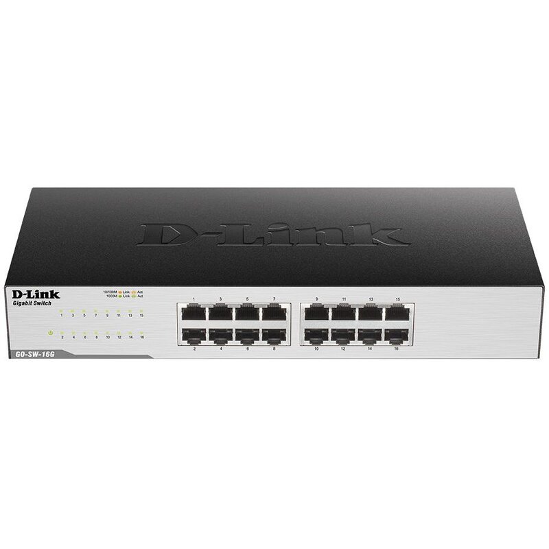 Switch D-LINK GO-SW-16G Gigabit Ethernet, 16 portów, Zarządzalny