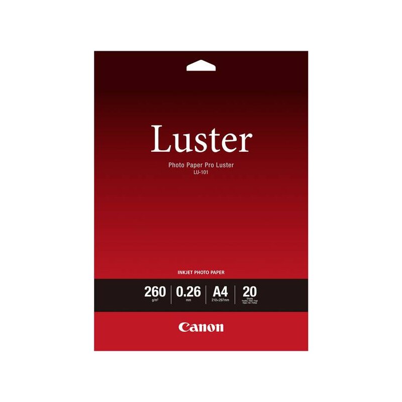 Papier fotograficzny CANON LU-101 A4 20 arkuszy