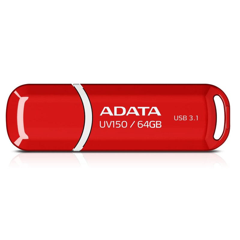 Adata Pendrive DashDrive Value UV150 64GB USB 3.2 Gen1 Red