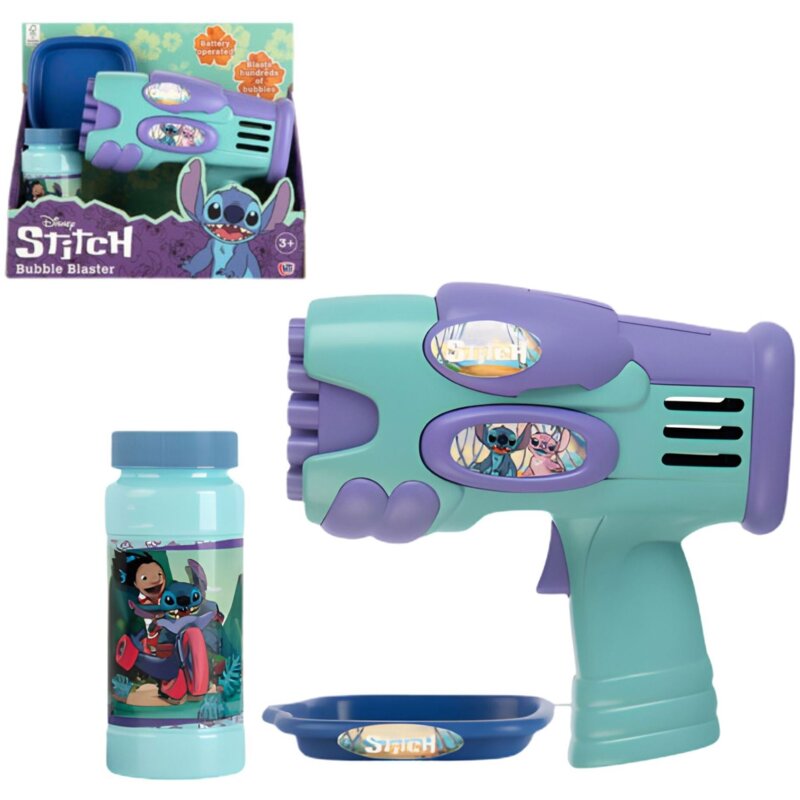 Zabawka COLOR BABY Disney Stitch Pistolet do baniek mydlanych + płyn 39794