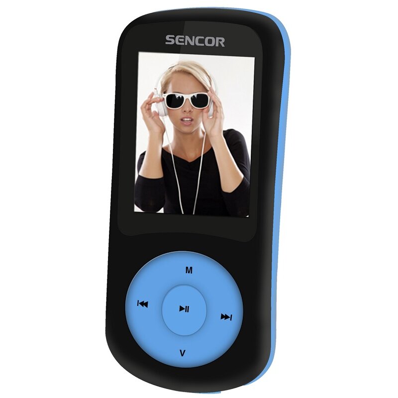 Odtwarzacz MP3/MP4 SENCOR SFP 5870 Czarno-niebieski
